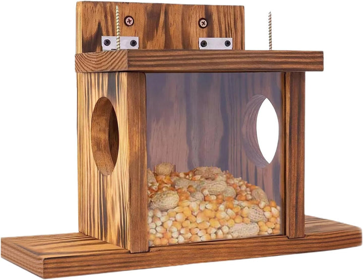 Eichhörnchen Futterhaus, Futterstation Aus Verschraubtem Massiv | Holz, Futterstation Eichhörnchen K