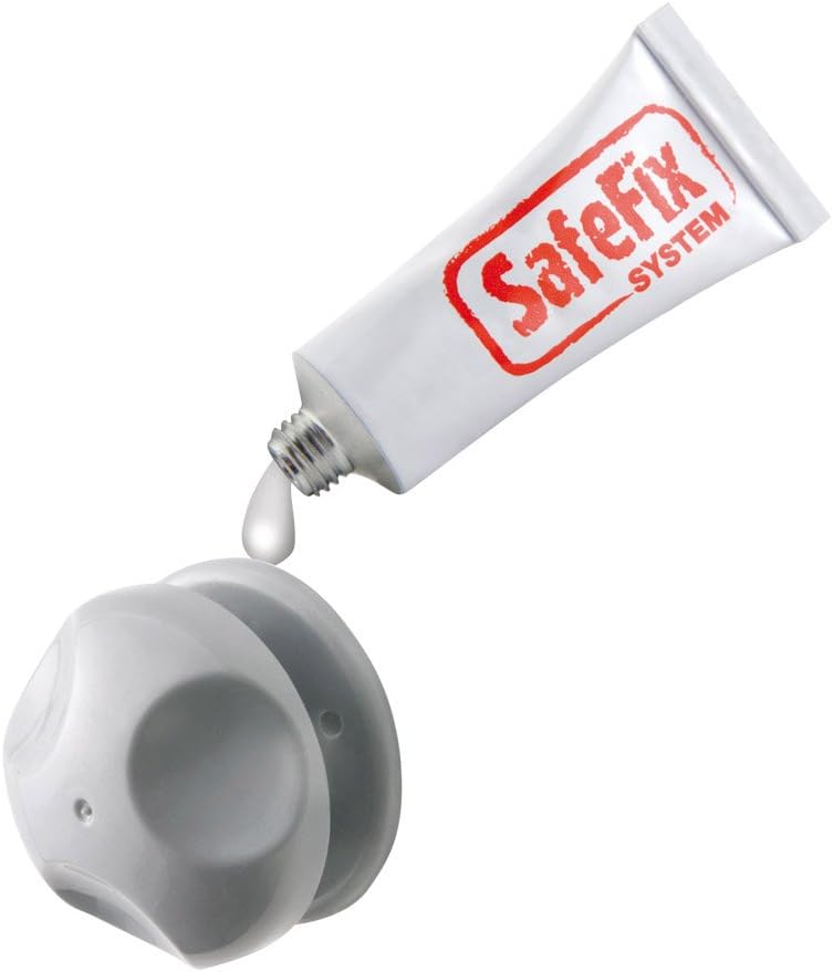 Metaltex 350480039 Safe fix Klebehaken 2 Stück Eureka
