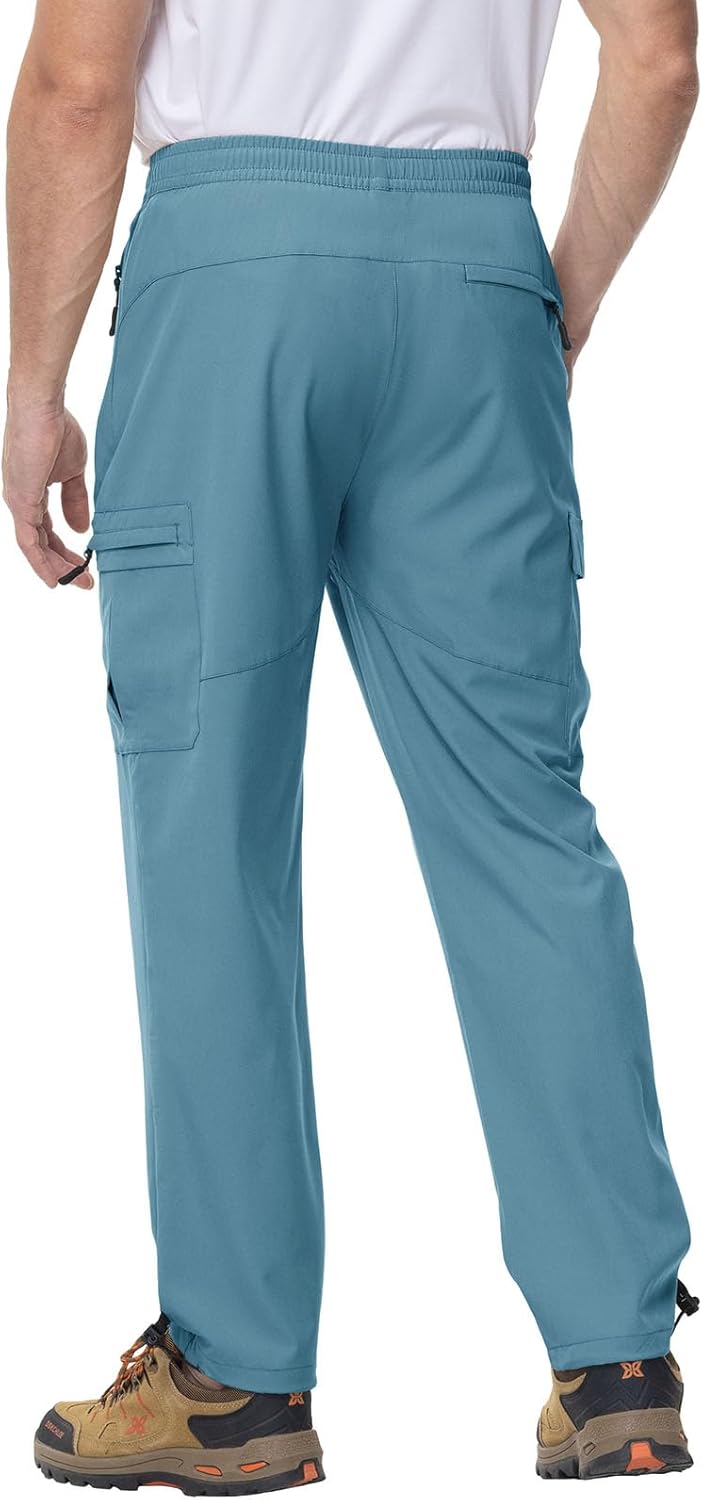 YSENTO Herren Wanderhose Outdoorhose Trekkinghose Sommer Leichte Atmungsaktiv Schnell Trockend Funkt