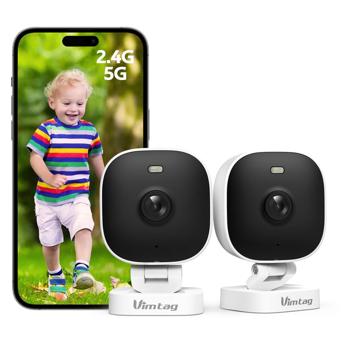 VIMTAG 2,5K Überwachungskamera Aussen, 5GHz WLAN Kamera Outdoor,Aussenkamera,Farbige Nachtsicht,Tag&