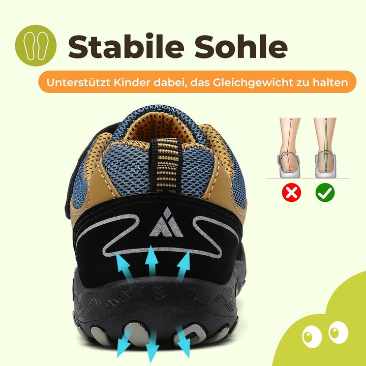 Mishansha Unisex-Kinder Turnschuhe Trekkingschuhe Mädchen Wanderschuhe Outdoor Sportschuhe 24-38 27