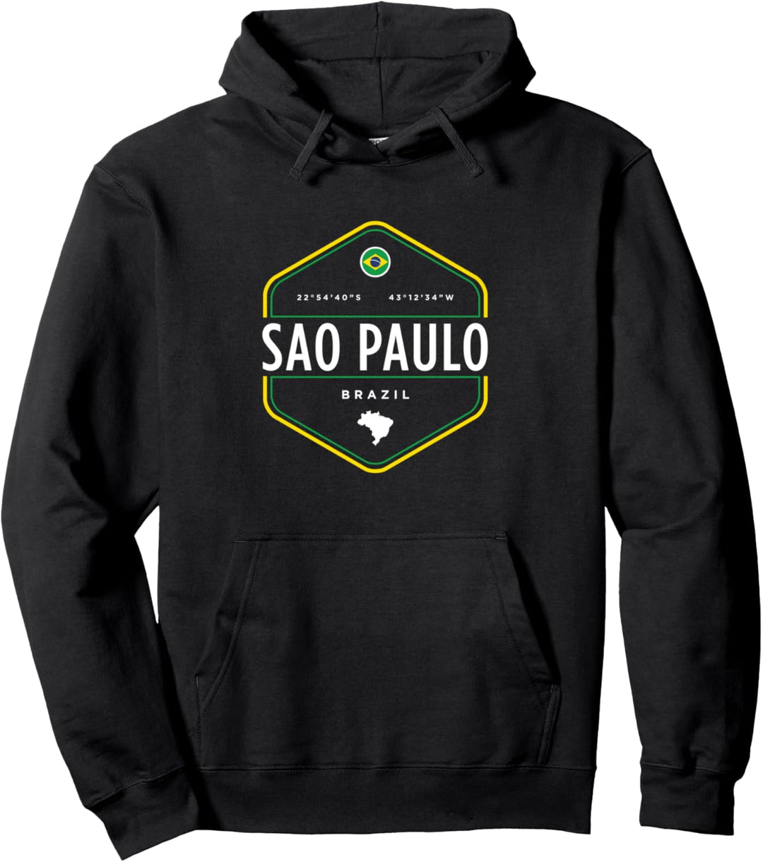Sao Paulo Brazil Pullover Hoodie