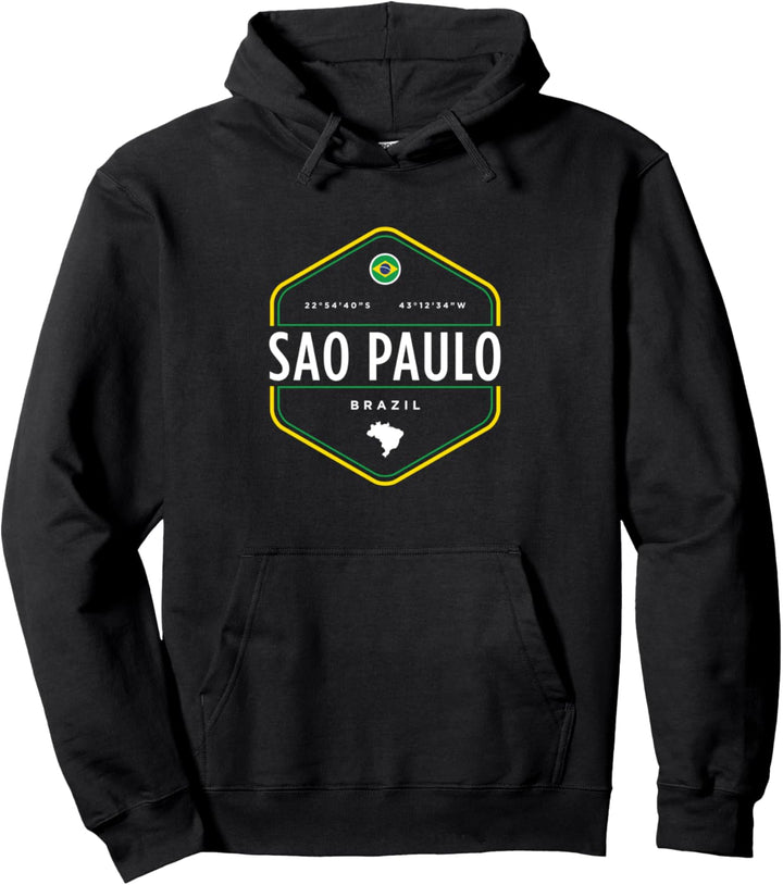 Sao Paulo Brazil Pullover Hoodie