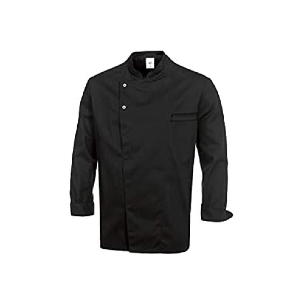 BP Gourmet 1547-400-32 Kochjacke - Langarm - 65% Polyester, 35% Baumwolle - Druckknöpfe aus Edelstah
