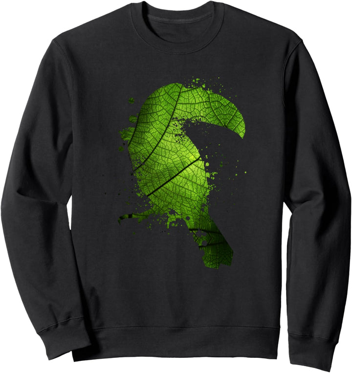 Vintage Tukan Silhouette | Tropische Vögel | Vogel Tukan Sweatshirt