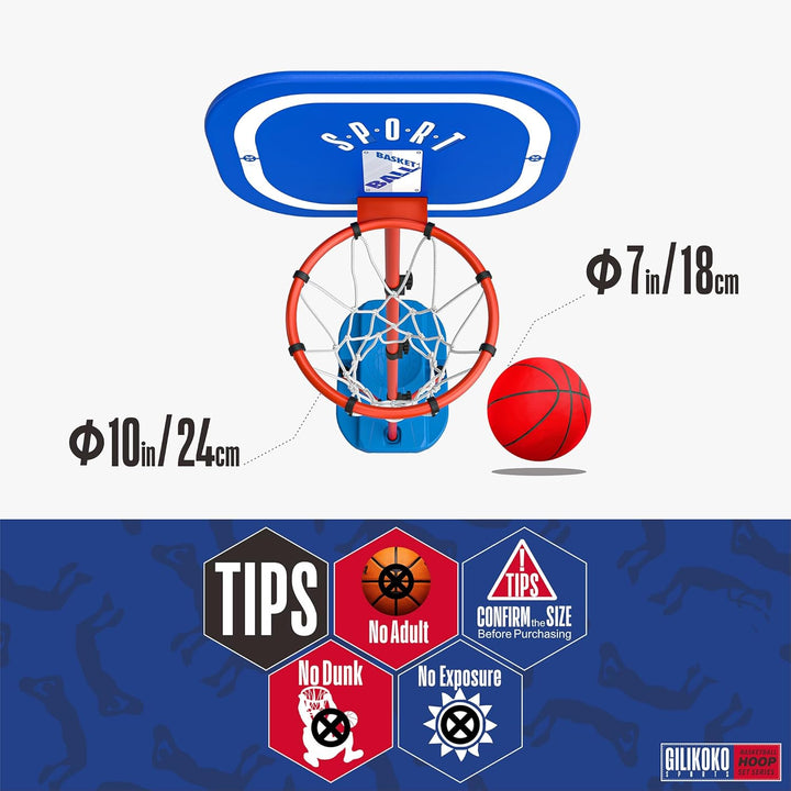 GILIKOKO Basketballkorb mit Ständer Basketballkorb Set 110-190 cm höhenverstellbares Outdoor und Ind