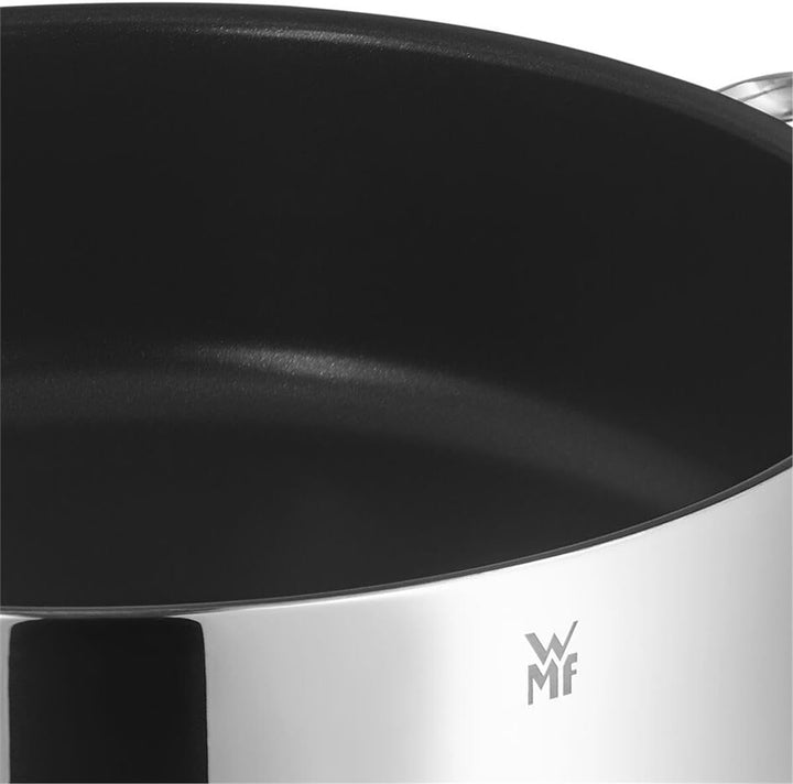 WMF Schmorpfanne 28cm Induktion, Schmortopf mit Deckel 5l, Cromargan Edelstahl beschichtet, backofen