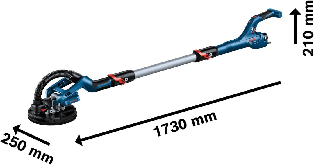 Bosch Professional Trockenbauschleifer GTR 55-225 (550 Watt, Schleifteller-Ø 215 mm, inkl. 1x Schlei