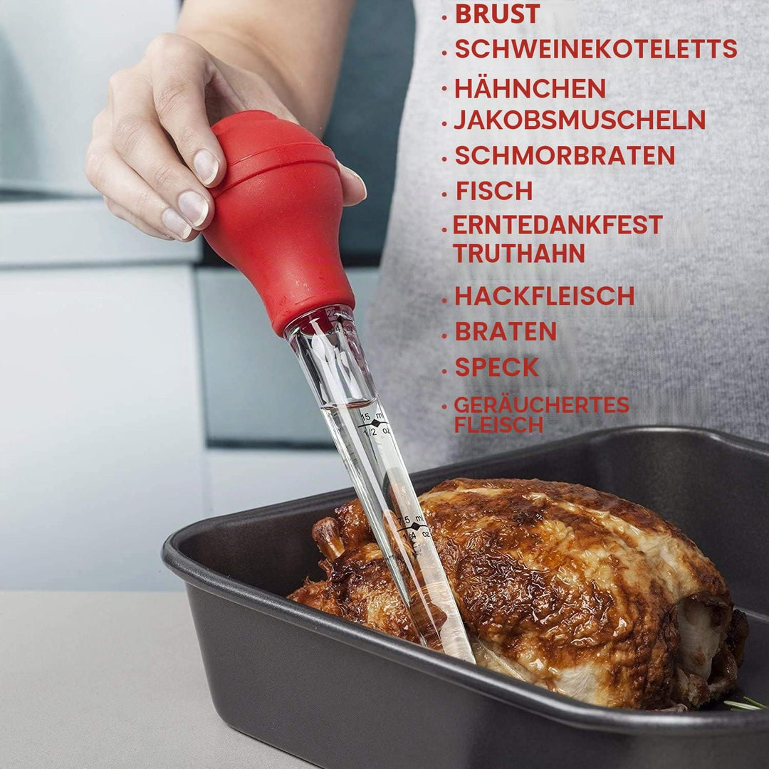 KAYCROWN Truthan-Bratset mit 4 Teilen von kommerzieller Qualität aus FDA-Silikon, inklusive Bratensp