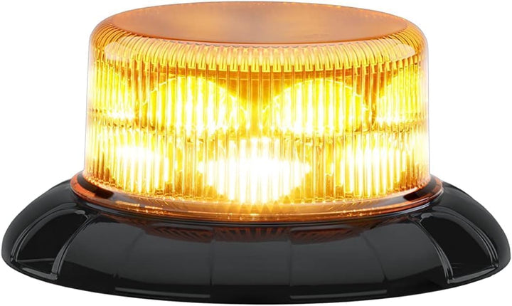 HELLA - LED-Blitz-Kennleuchte - K-LED Nano - 12/24V - gelb - geschraubt - Kabel: 150mm - Stecker: Fl