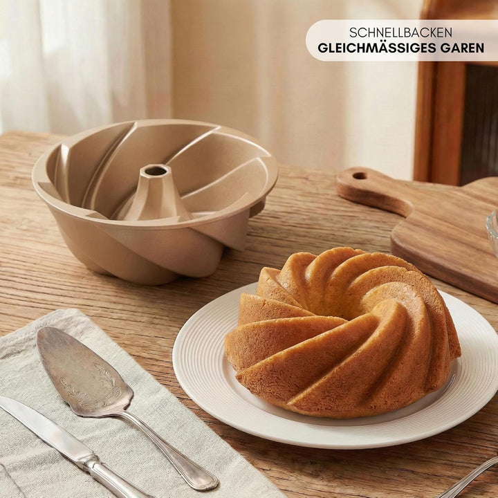Erreke Gugelhupfform, Professionelle Qualität Kuchenform Ø 24 cm, Gugelhupf Backform, Sehr Widerstan