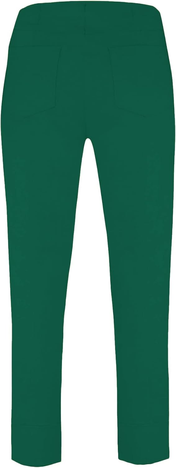 Robell-Bella09 Stretchhose mit Umschlag und Gesässtaschen 46 Mint, 46 Mint