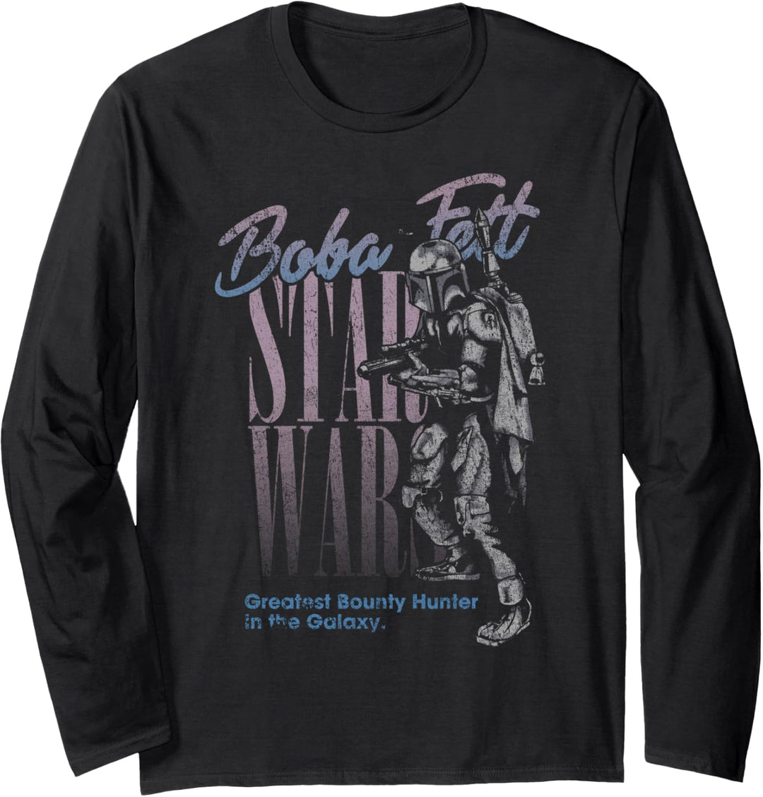 Star Wars Boba Fett The Greatest Langarmshirt