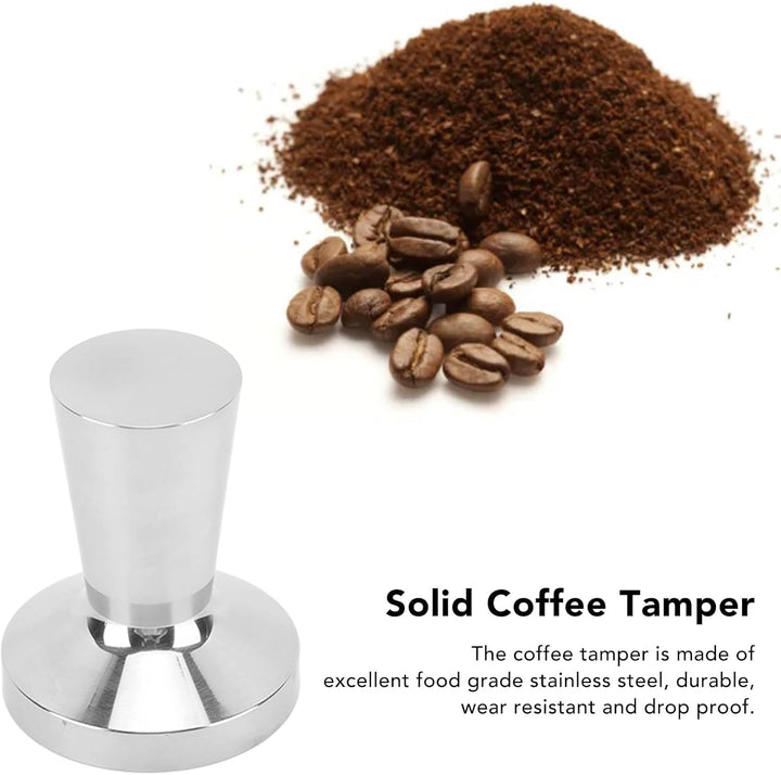 KIMISS Kaffeepresswerkzeug für Nestle 40 Mm – Edelstahl-Tamper mit Ergonomischem Griff – Schaufel Zu
