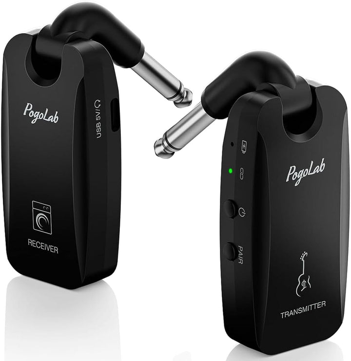 POGOLAB 5,8G Drahtlos Gitarrensystem Gitarre Sender Empfänger für Bass Gitarre, Kabello E Gitarre Wi