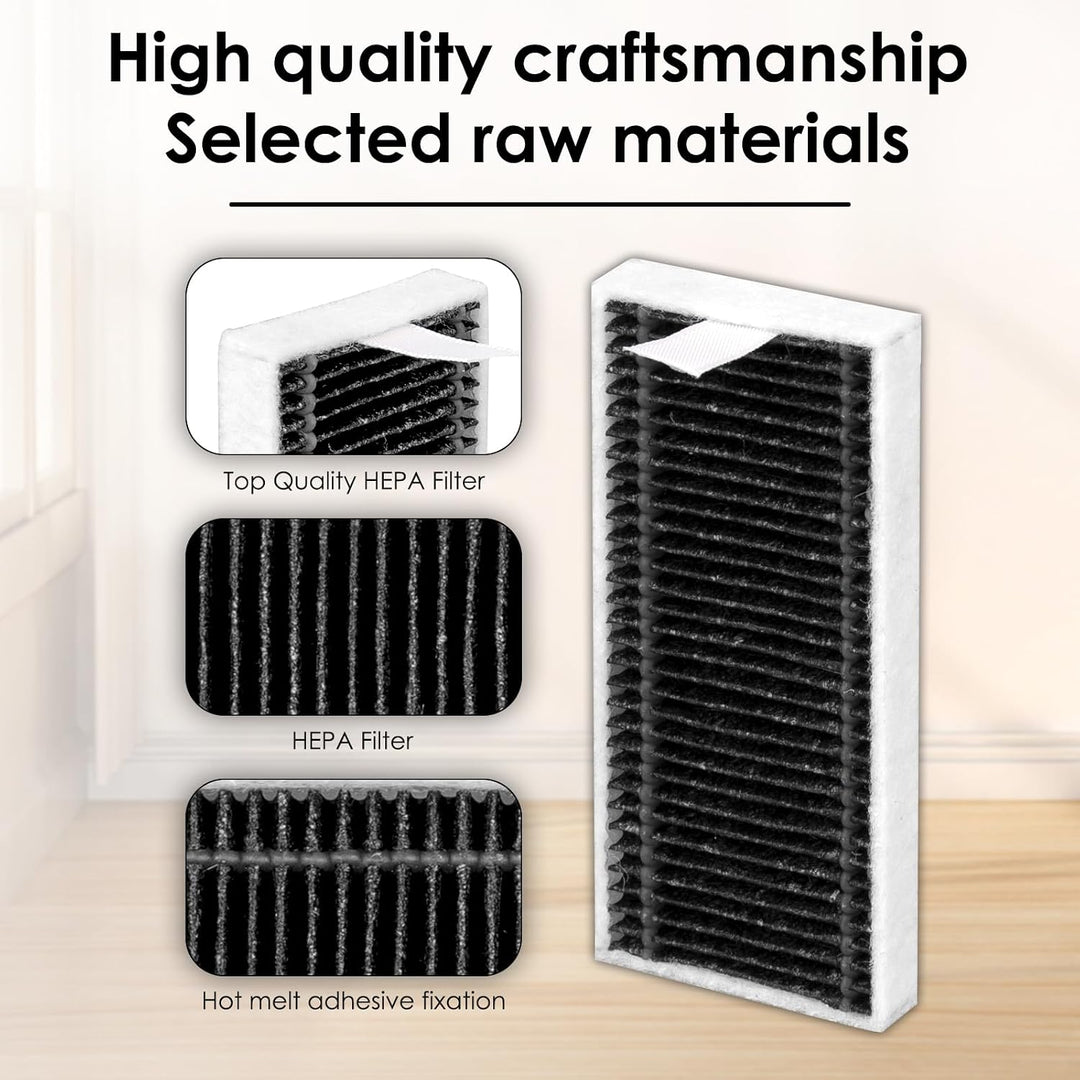 (8 Stück) X8 Pro Omni Ersatz-HEPA-Filter für ECOVACS DEEBOT X8 Pro Omni/ X9 Pro Omni/ T80 Omni/ X8 O