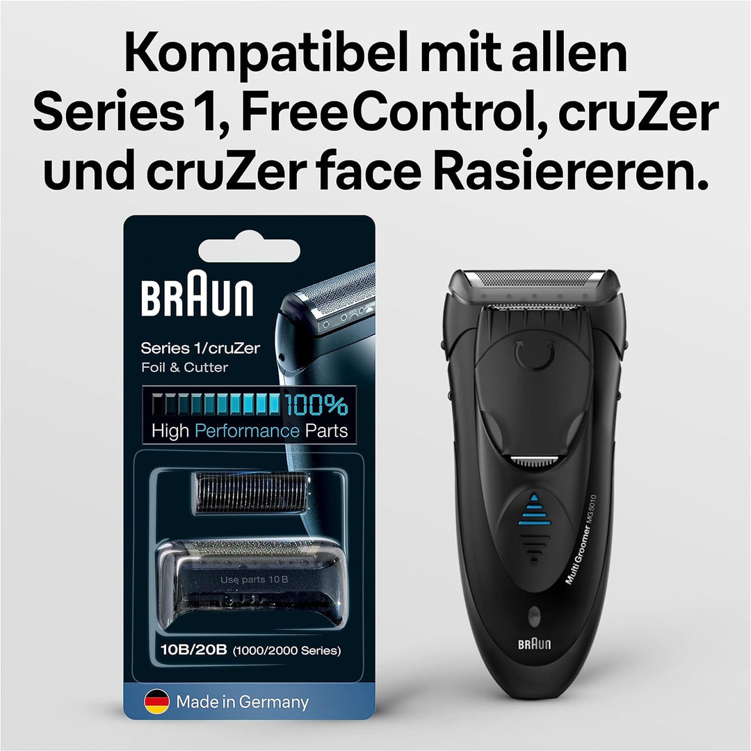 Braun Series 1 Scherkopf, Elektrorasierer, Ersatzscherteil kompatibel mit Rasierer Herren Series 1,
