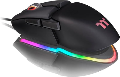 Thermaltake Argent M5 RGB Gaming Mouse | PC-Maus | 8 anpassbare dynamische Lichteffekte | rechts-und