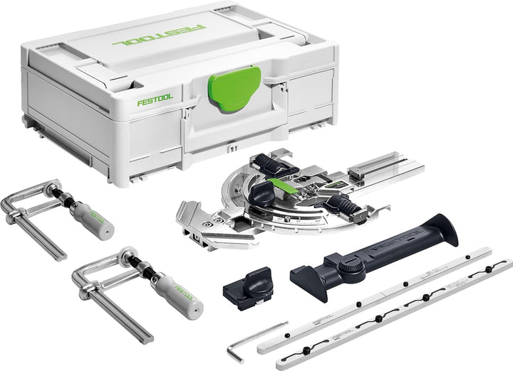 Festool Zubehör-Set SYS3 M 137 FS/2-Set (mit Winkelanschlag, Verbindungsstücke, Abweiser, Schraubzwi