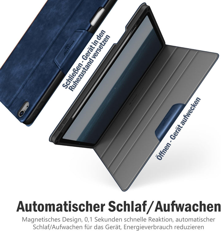 Antbox Hülle für iPad Air 5./4. Generation 2022/2020 iPad 10.9 Zoll mit Stifthalter Apple Pencil Hal