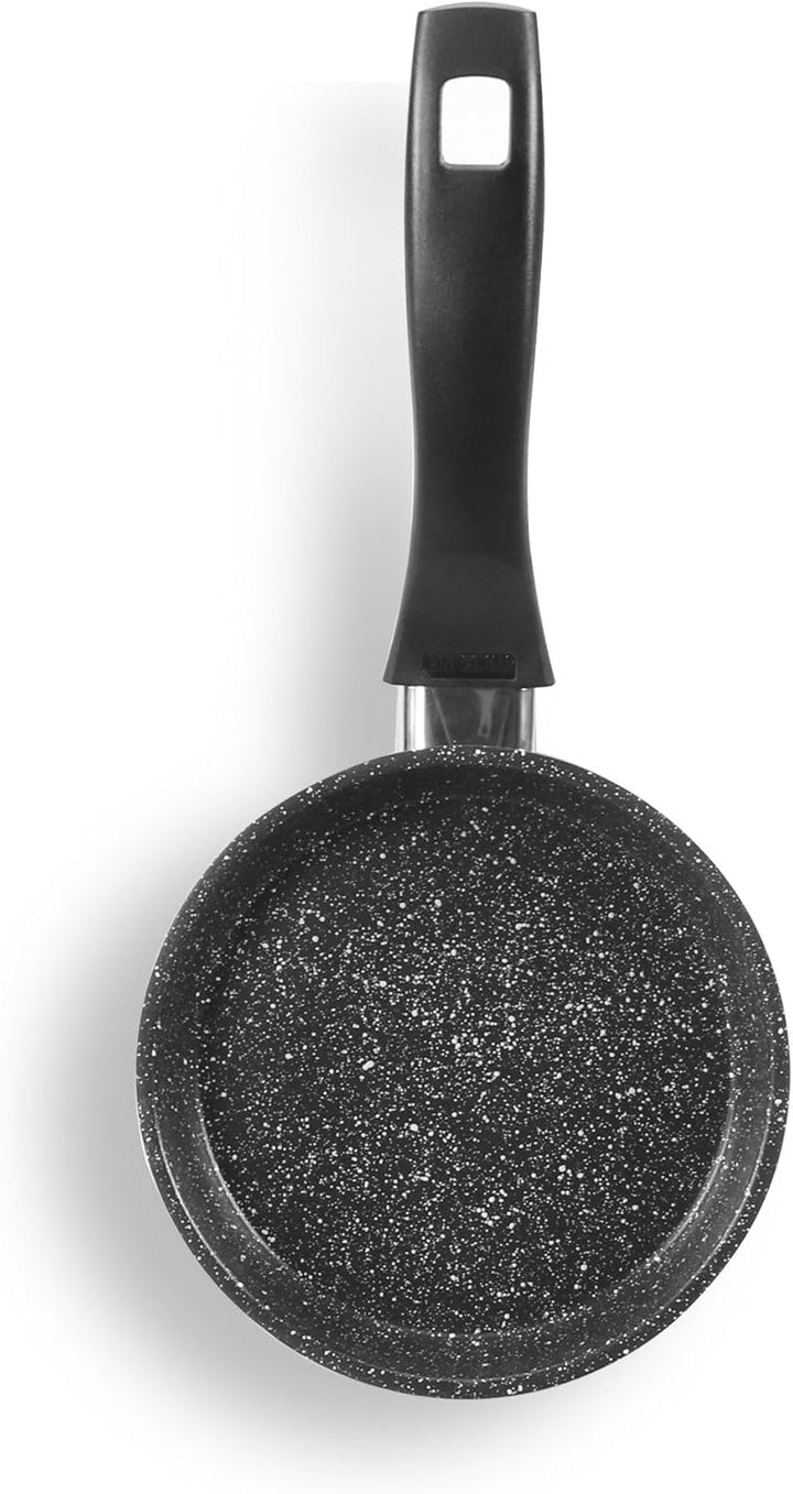 STONELINE Bratpfanne, 14 cm, antihaftbeschichtete Pfanne mit echten Steinpartikeln, alle Herdarten i