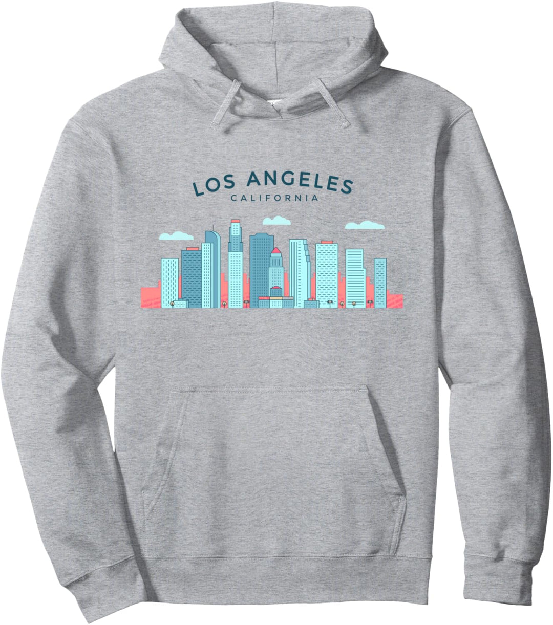 Los Angeles Skyline LA Weinlese Los Angeles Kalifornien Pullover Hoodie
