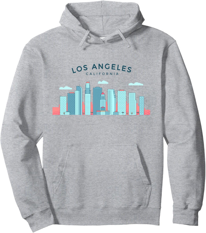 Los Angeles Skyline LA Weinlese Los Angeles Kalifornien Pullover Hoodie