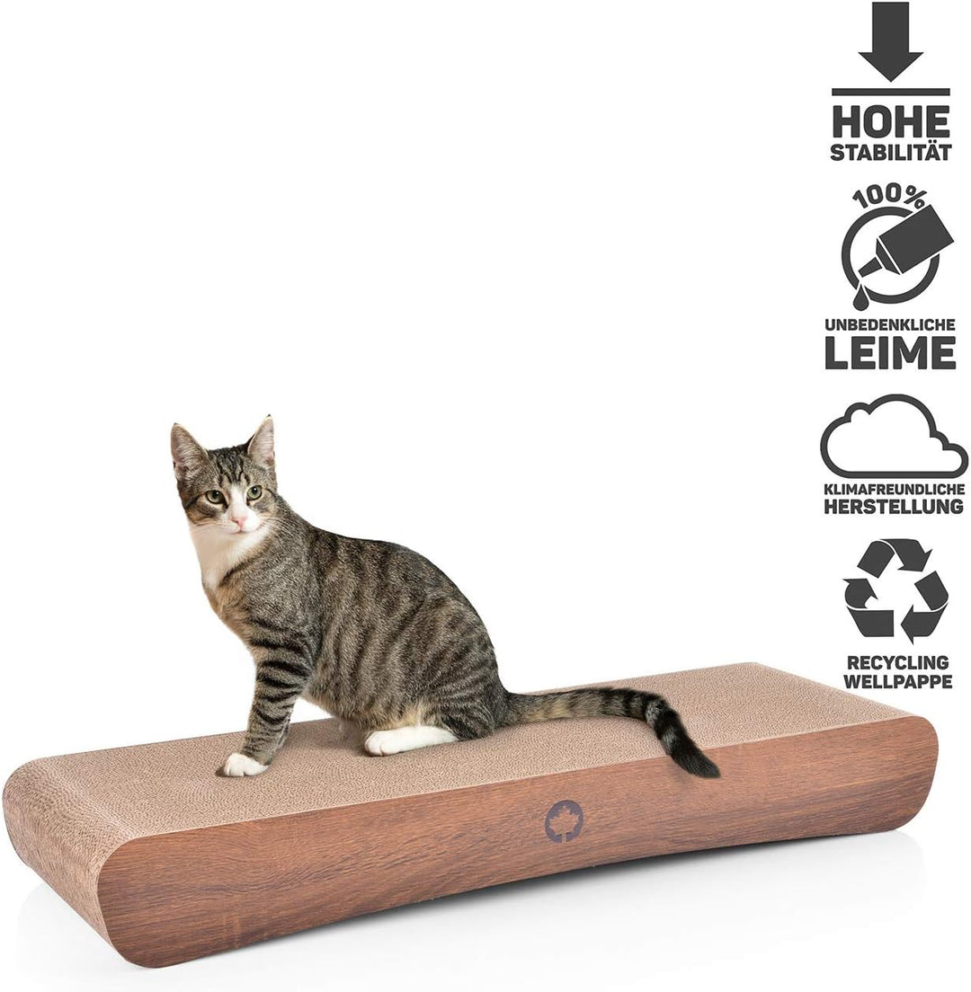 CanadianCat Company | Kratzkarton XXL | 86 x 27 x 11,5 cm | Kratzmöbel, Kratzbrett, Kratzkarton | XX