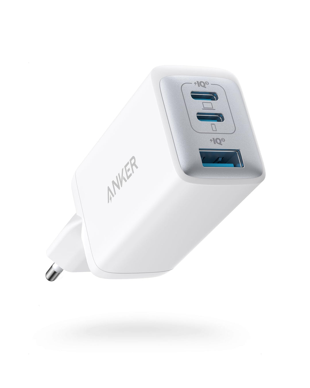Anker USB C Ladegerät (Nano II 65W) Pod 3-Port PPS Schnellladegerät, iPad Ladegerät, Kompaktes USB-C
