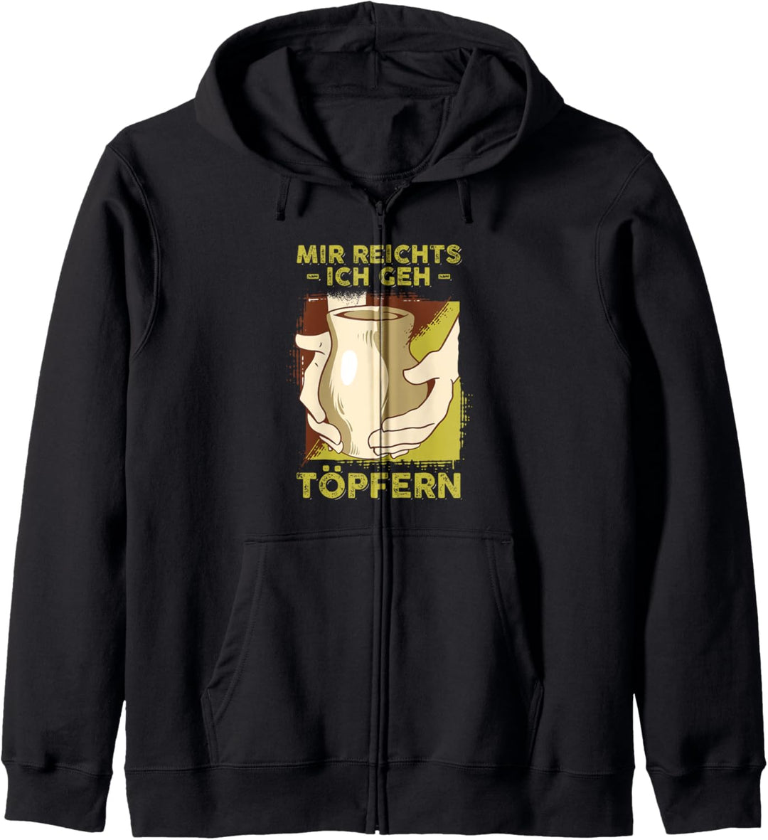 Töpferin Töpfer Töpfern Töpferei Ton Töpferkurs Kapuzenjacke