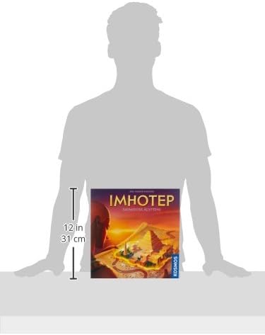 Kosmos 692384 - Imhotep - Baumeister Ägyptens, das Grundspiel, Strategiespiel mit viel Interaktion u