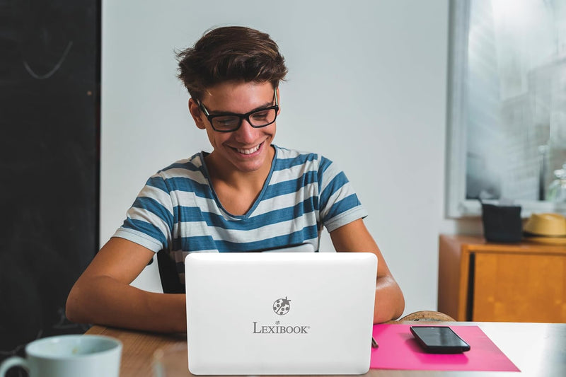 Lexibook Laptab 10 Laptop mit Touchscreen, für die ganze Familie, Lern- und Spielinhalte, funktionie