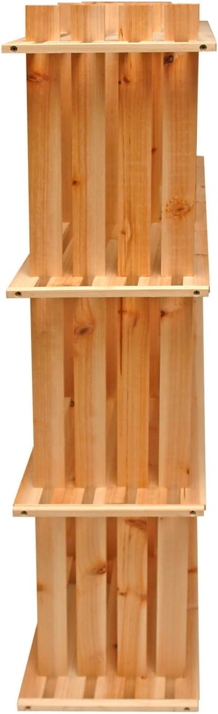 DEMA Holzregal Universalregal – Lagerregal, Kellerregal, Aufbewahrungsregal – stabil, platzsparend,