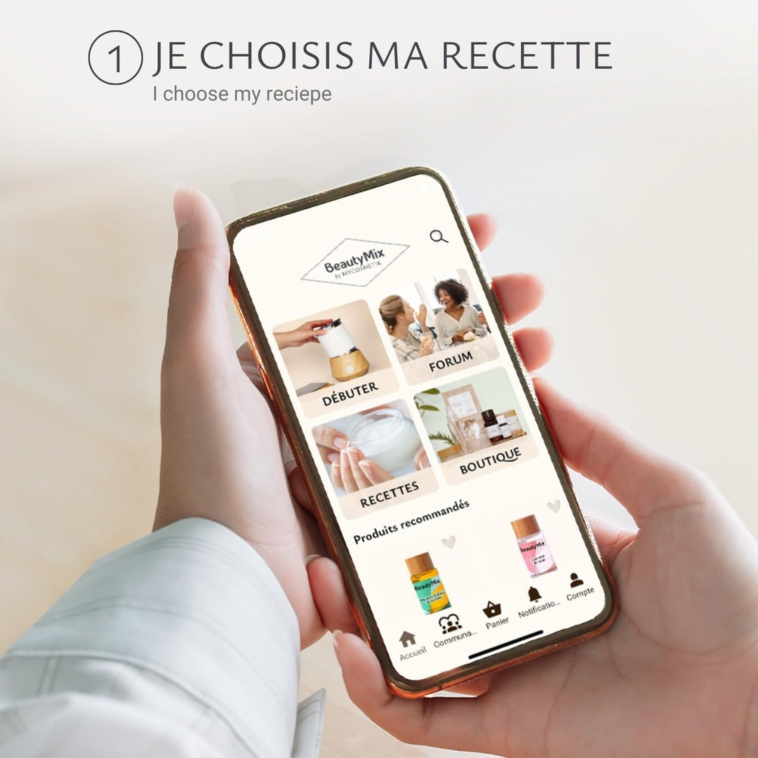 BeautyMix Roboter mit Präzisionswaage - Der hausgemachte Kosmetikroboter - Ideal für die schnelle un