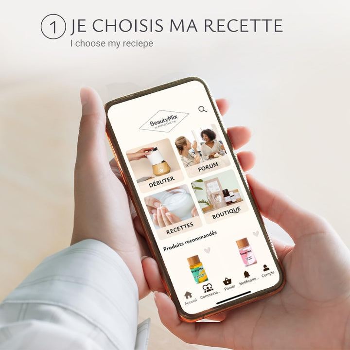 BeautyMix Roboter mit Präzisionswaage - Der hausgemachte Kosmetikroboter - Ideal für die schnelle un