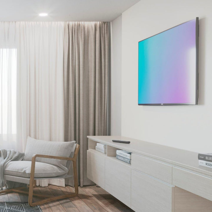 Hama TV Wandhalterung, starr (TV Wandhalterung 32-75 Zoll, VESA 50x50 bis VESA 600x400, bis 40kg, ex