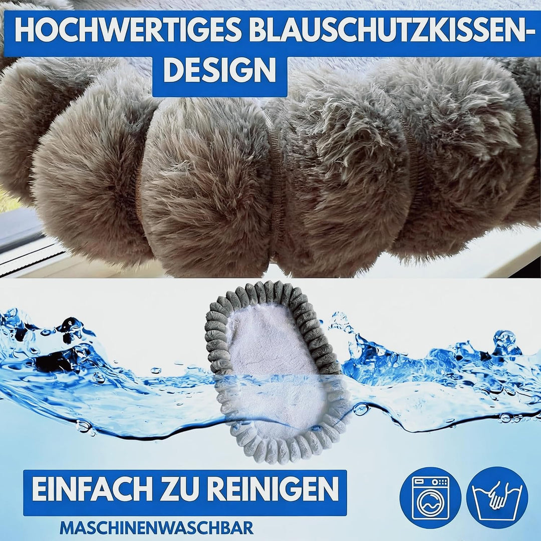 Katzen Fensterliege Faltbar mit 4 Saugnäpfen – Stabiles Katzenbett &amp; Hängematte fürs Fensterbrett bi