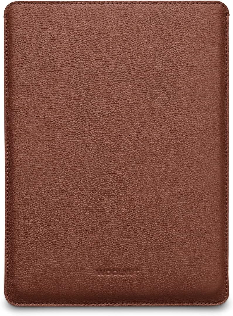 Woolnut Leder Sleeve Case Hülle Tasche für MacBook Pro 16 Zoll - Cognac Braun (2021-2024, M1/M2/M3)