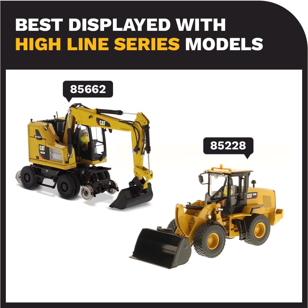 Diecast Masters - Cat M323F Zweiwegebagger, Highline Series, 1:50, ab 14 Jahren, Baustellenfahrzeug
