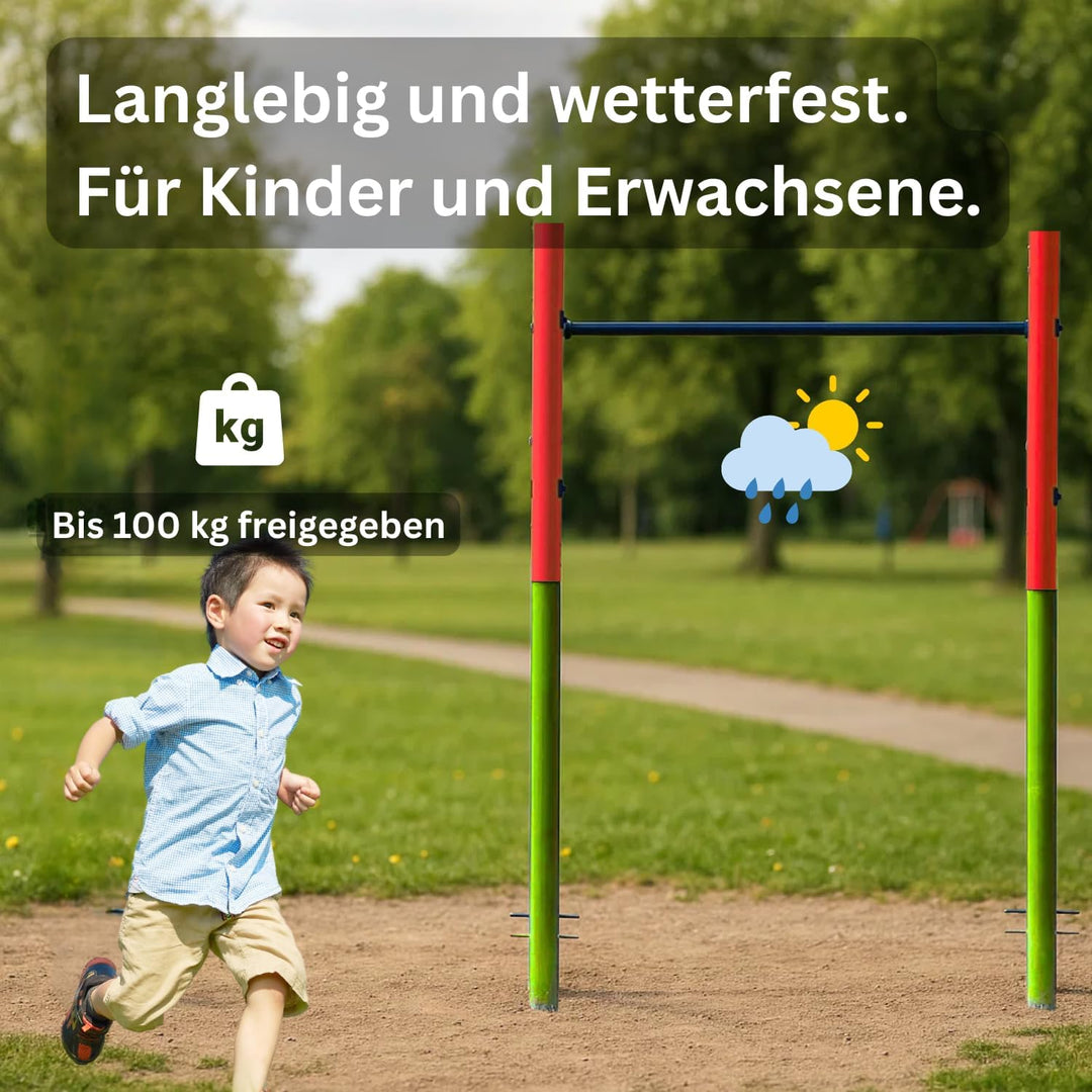 Best Sporting 61390 Turnreck, Einzel-Grün-rot-blau, 154 x 118 cm