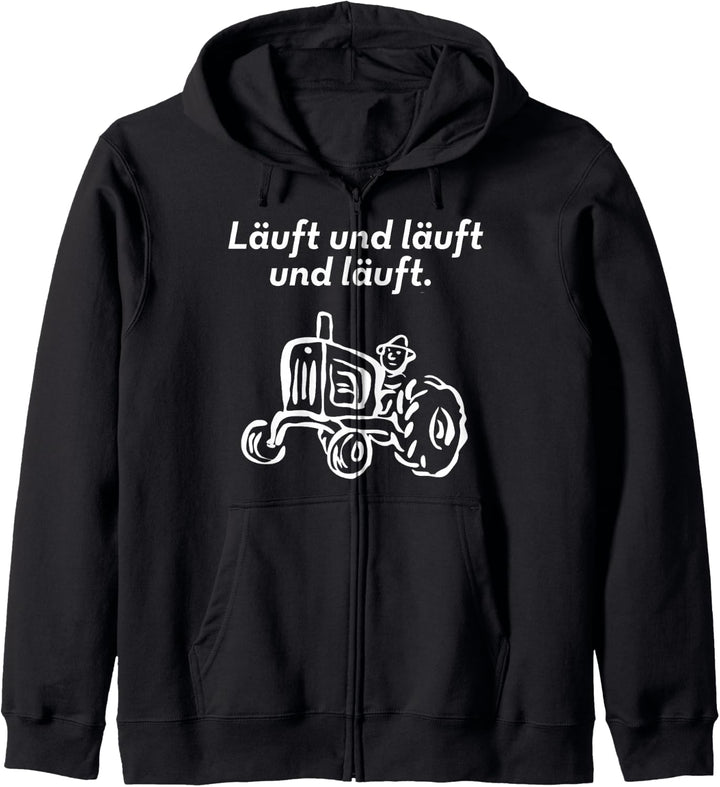 Trecker Landwirt Bauer Landwirtschaft alter Traktor Kapuzenjacke