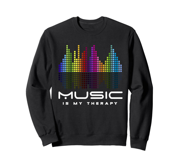 DJ Techno Therapie Musik Equalizer edm Party Sweatshirt