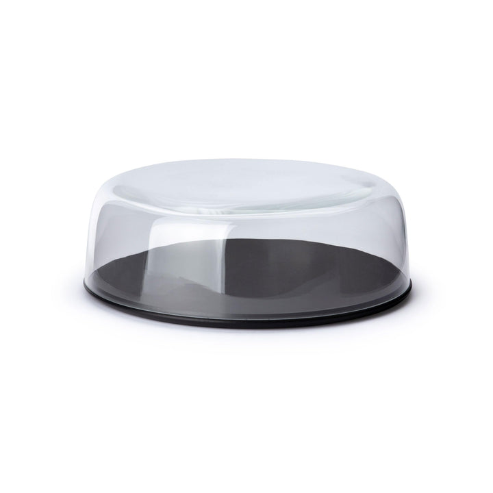 Continenta Duracore Käsebrett mit Glocke aus mundgeblasenem Glas, Ø 27 cm