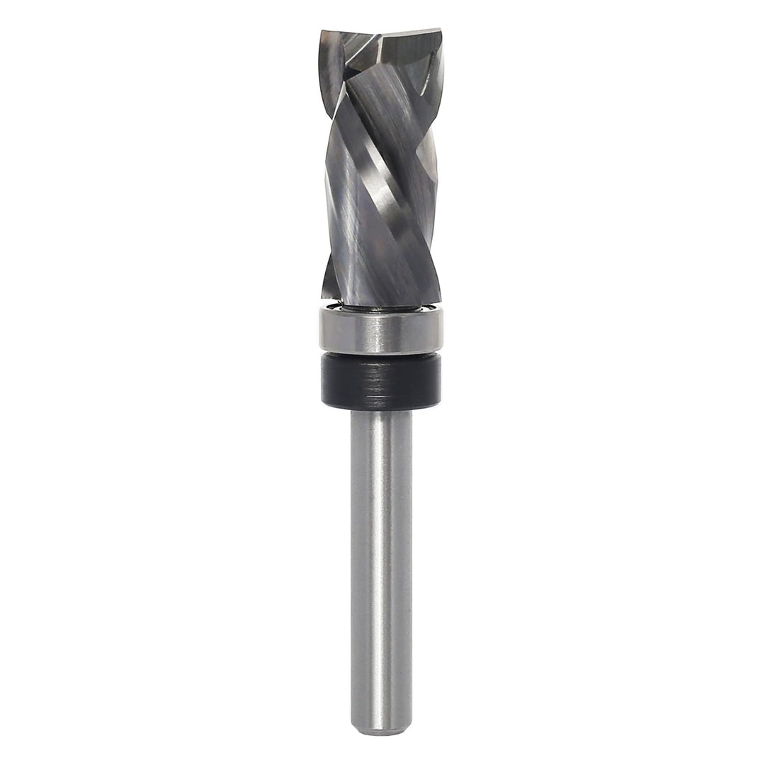 AKYLIN Spiral Bündigfräser 6mm Schaft，Up&Down Kompressions Cut Spiralfräser für Oberfräse，12.7 mm Sc