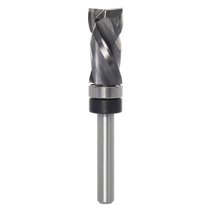 AKYLIN Spiral Bündigfräser 6mm Schaft，Up&Down Kompressions Cut Spiralfräser für Oberfräse，12.7 mm Sc