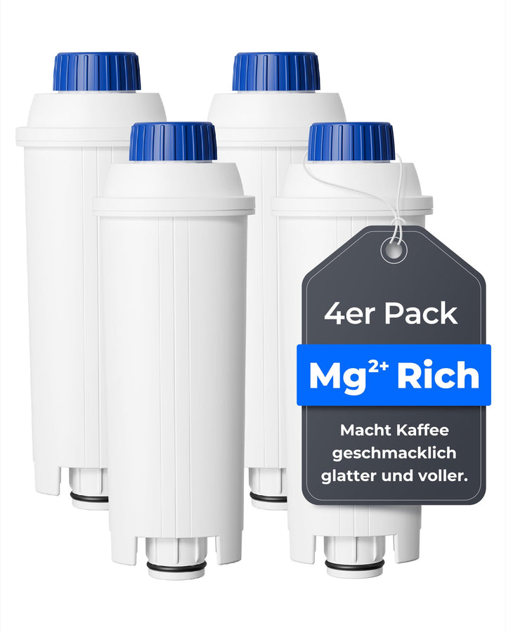 Waterdrop Mg²⁺ Kaffeefilter, Ersatz für De'Longhi® Wasserfilter DLSC002, Kompatibel mit De'Longhi® M
