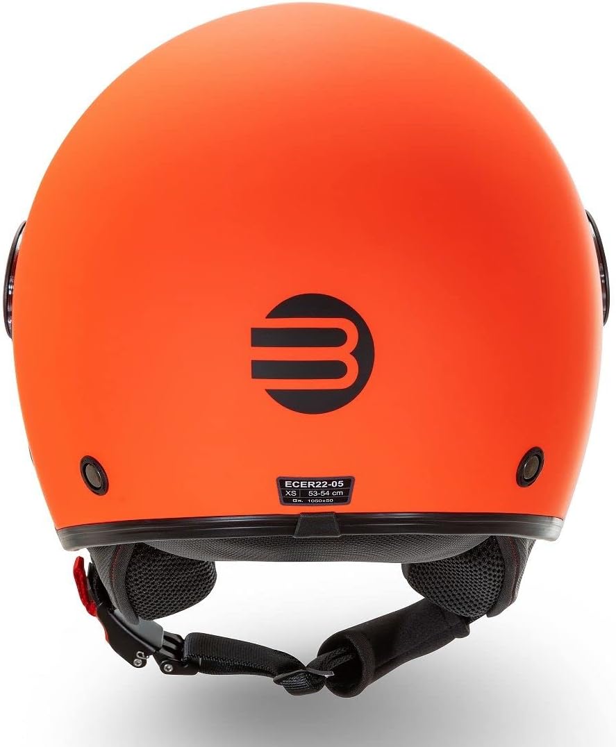 Rapid II - Zugelassener Jet-Helm mit Polycarbonat-Doppelvisier, Scooter-Helm mit Sonnenblende, Motor