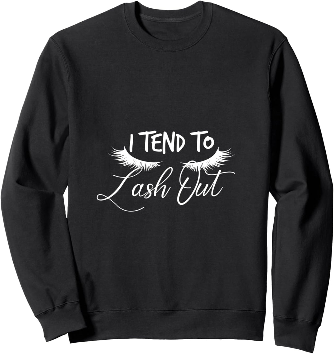 Augen-Make-up-Künstler Beauty Salon Wimpern Sweatshirt
