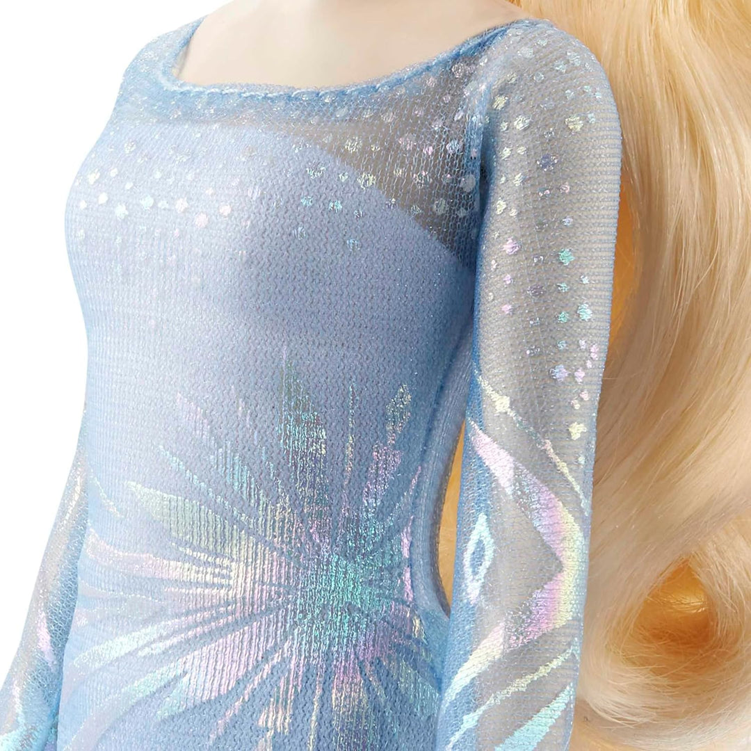 Disney Die Eiskönigin Spielzeug, Elsa-Modepuppe mit Wasserfigur Nokk in Pferdeform, inspiriert durch