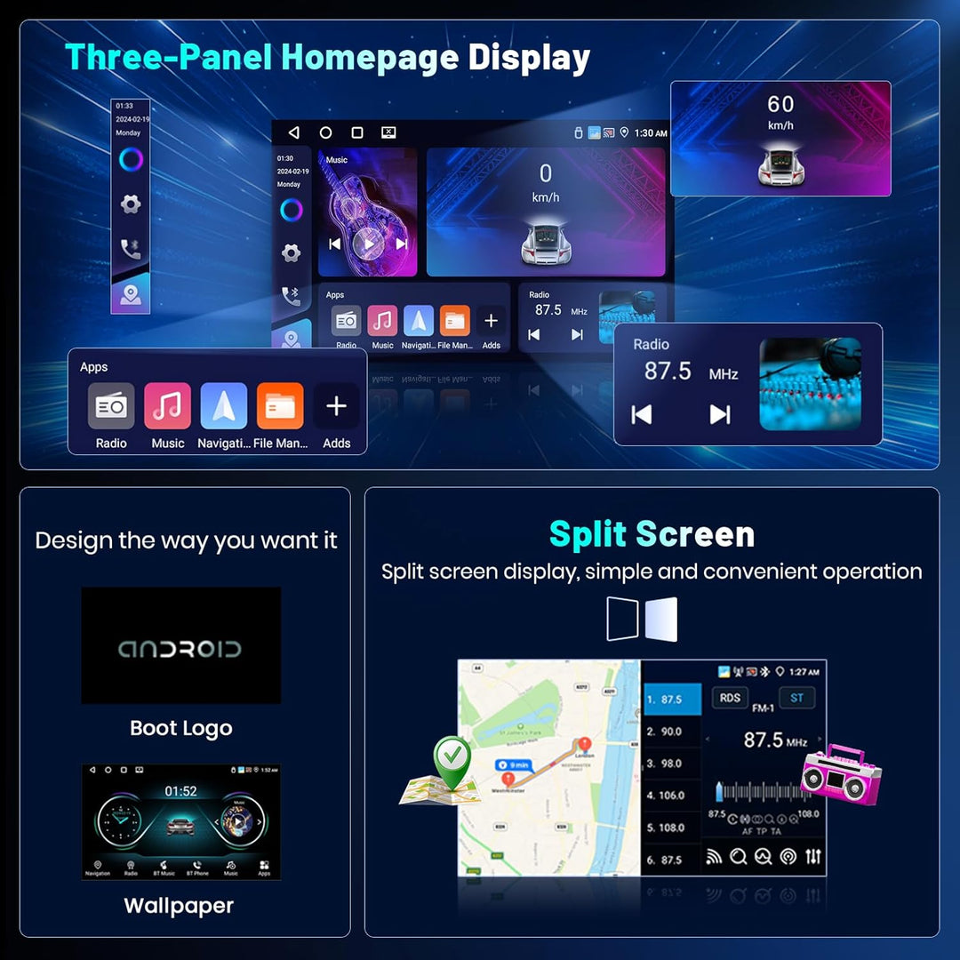 5G WiFi 4+64G Android Autoradio für FIAT Tipo FIAT Egea 2015-2017 Wireless Carplay Android Auto,7 Zo